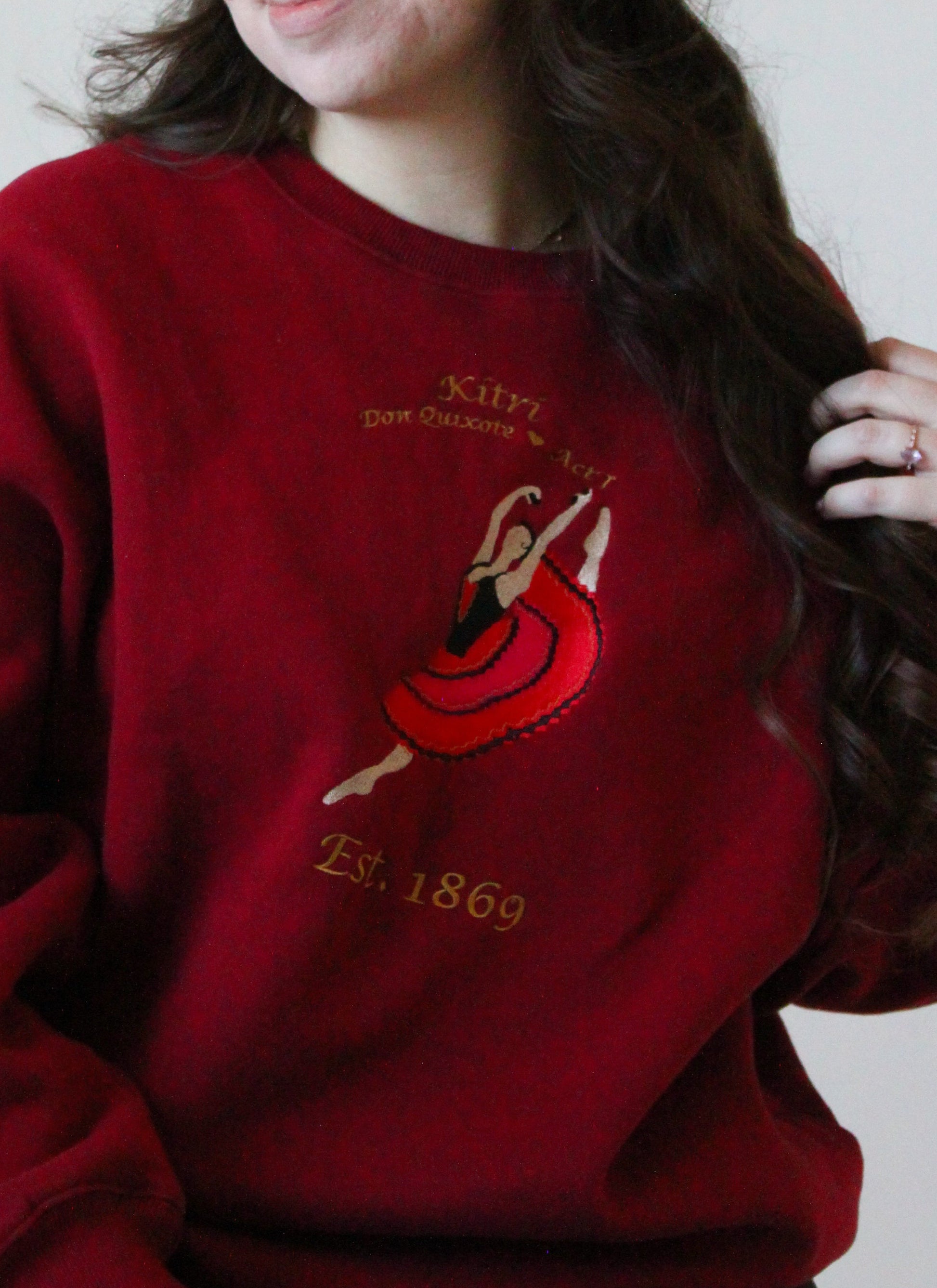 Kitri Variation Oversized Crewneck Sweater