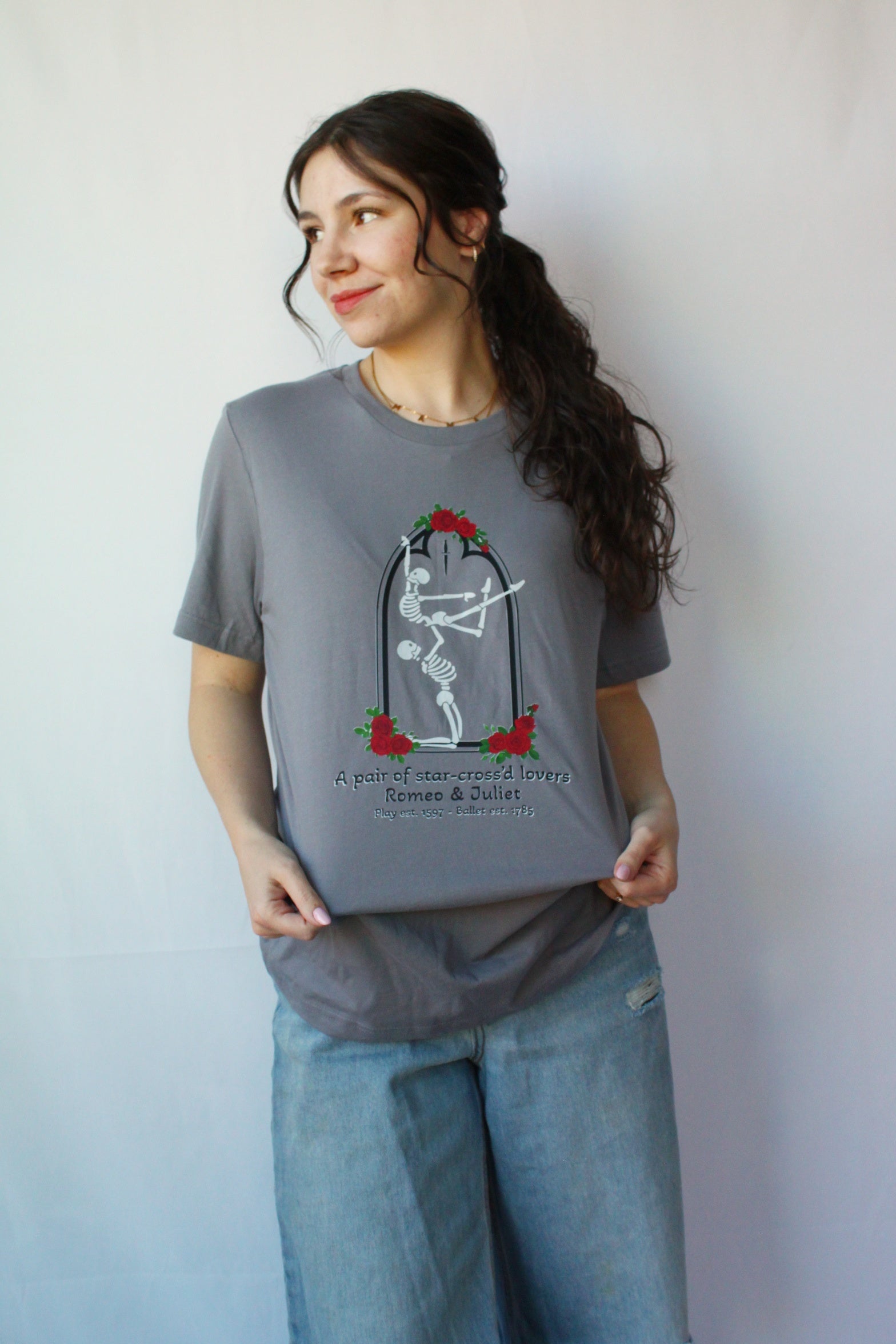 Star-Crossed Skeletons Romeo & Juliet T-Shirt