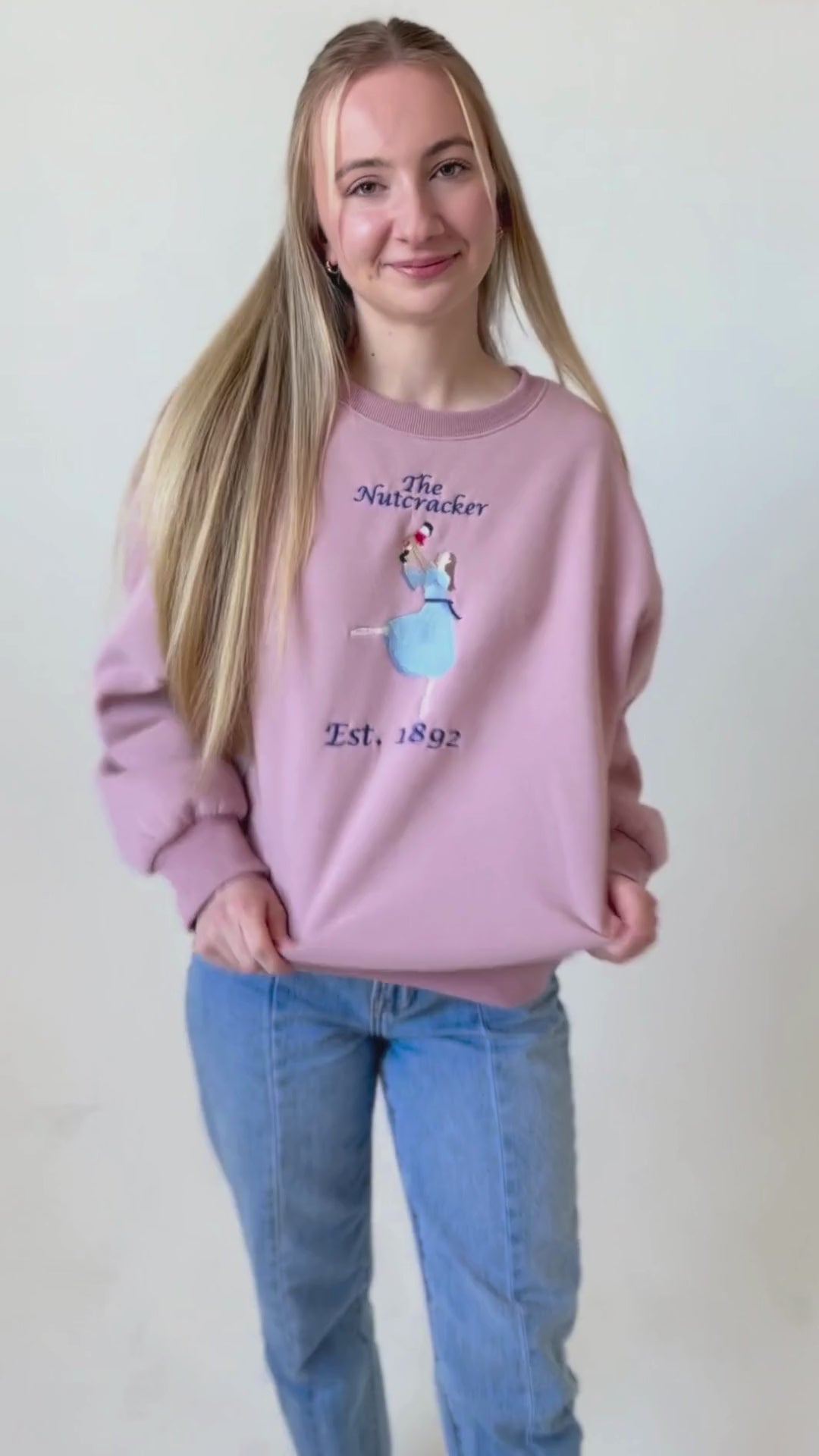 Clara Nutcracker Est. 1892 Oversized Crewneck Sweater