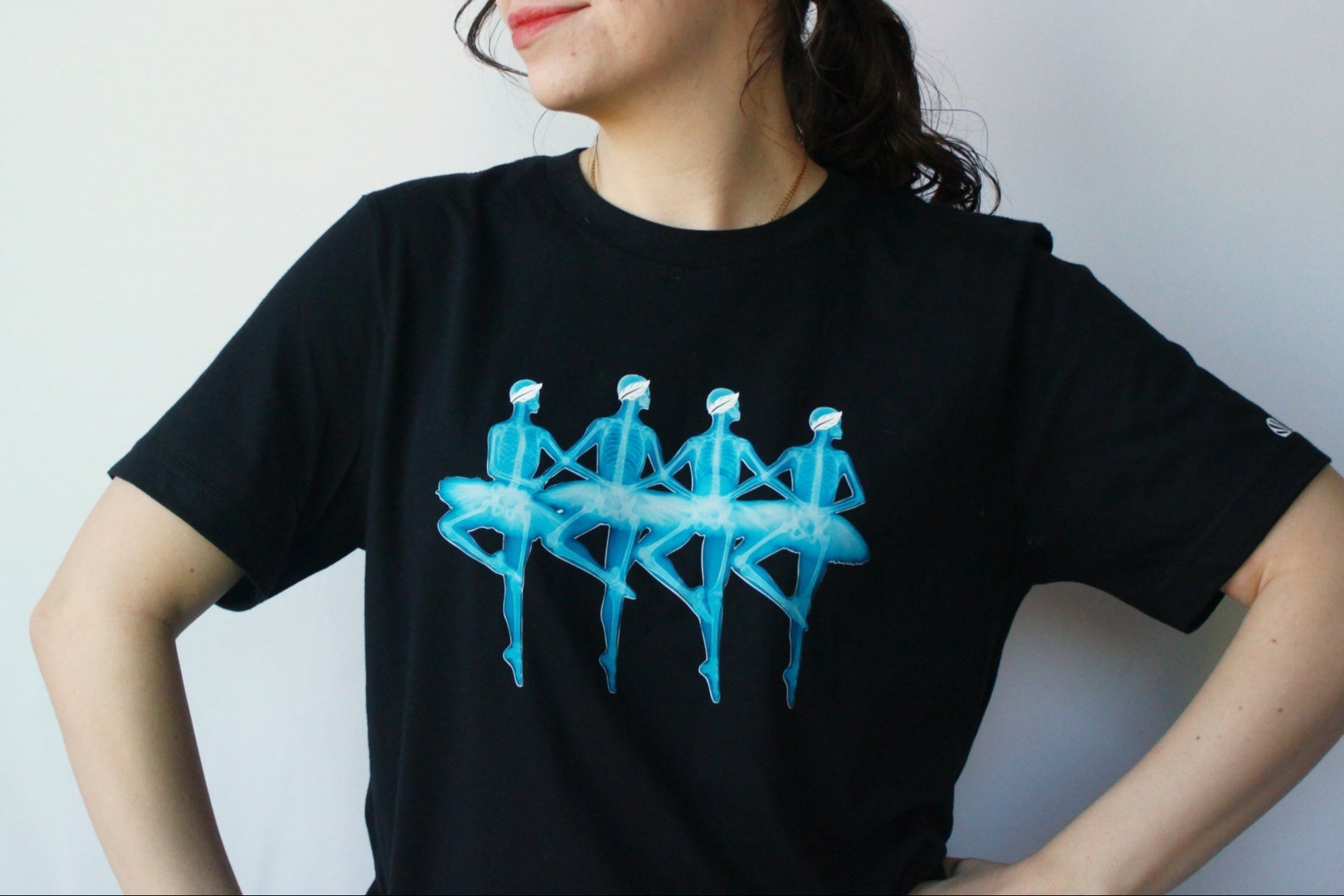 4 Swan Skeletons T-Shirt