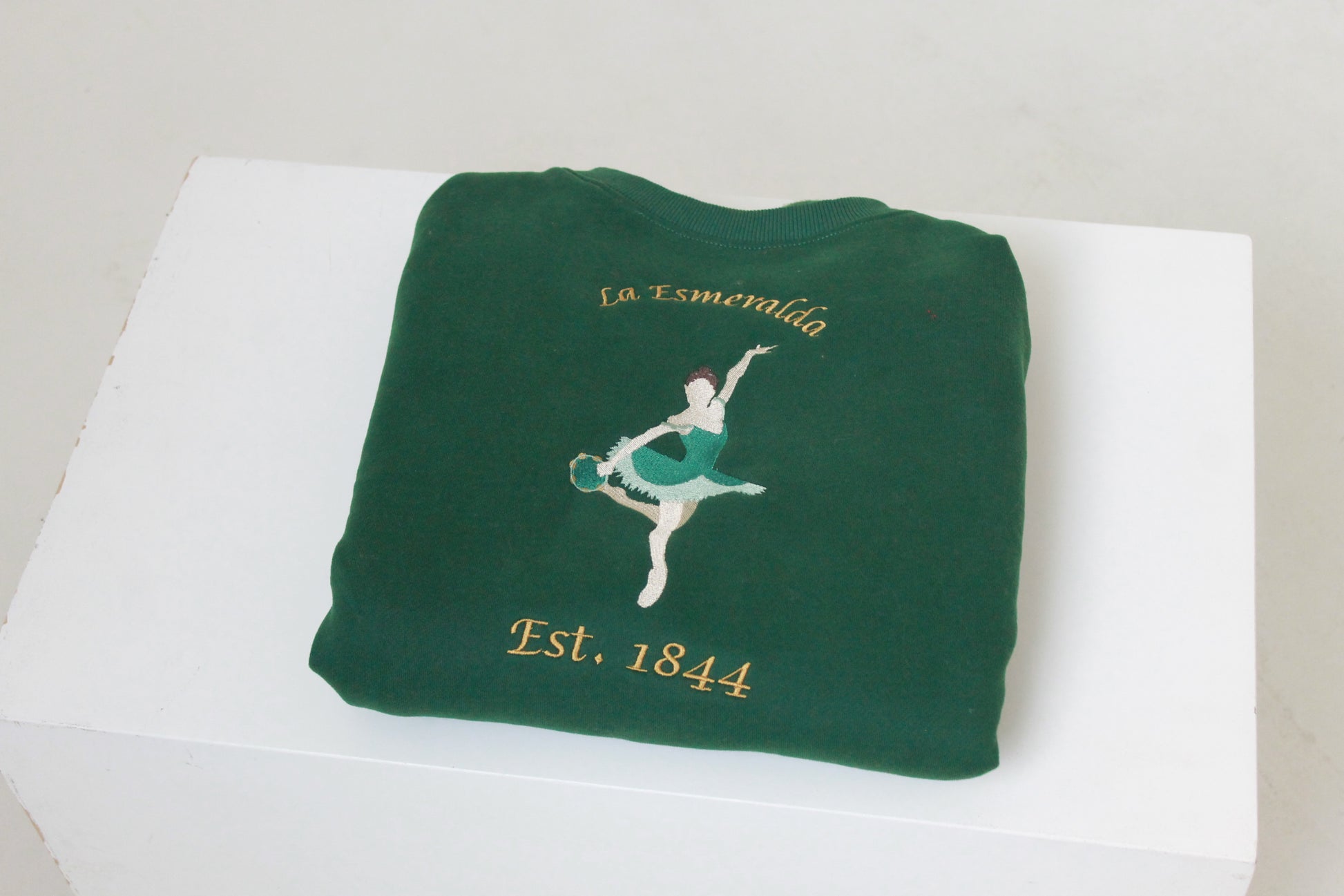 La Esmeralda Variation Oversized Crewneck Sweater