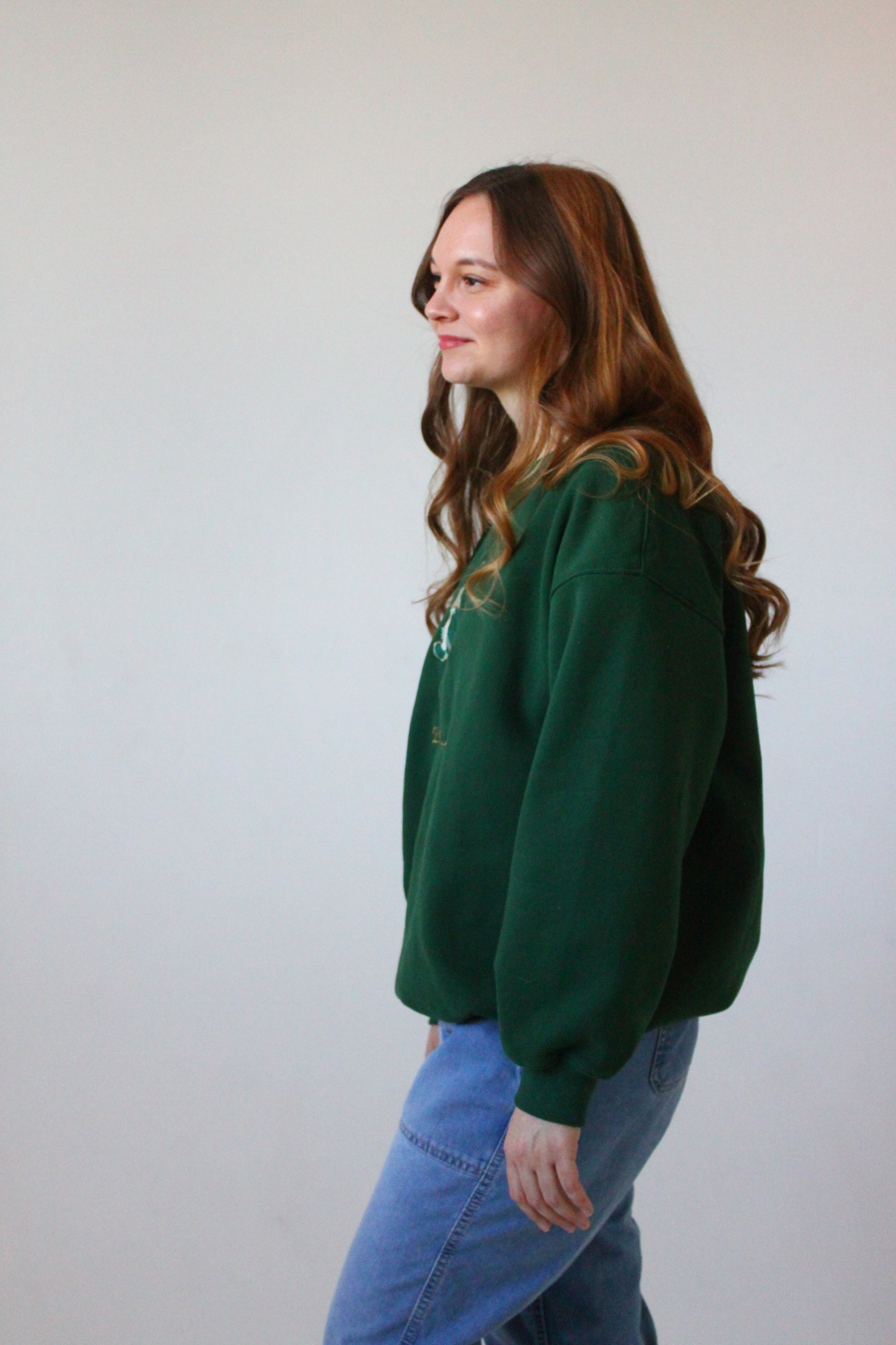 La Esmeralda Variation Oversized Crewneck Sweater