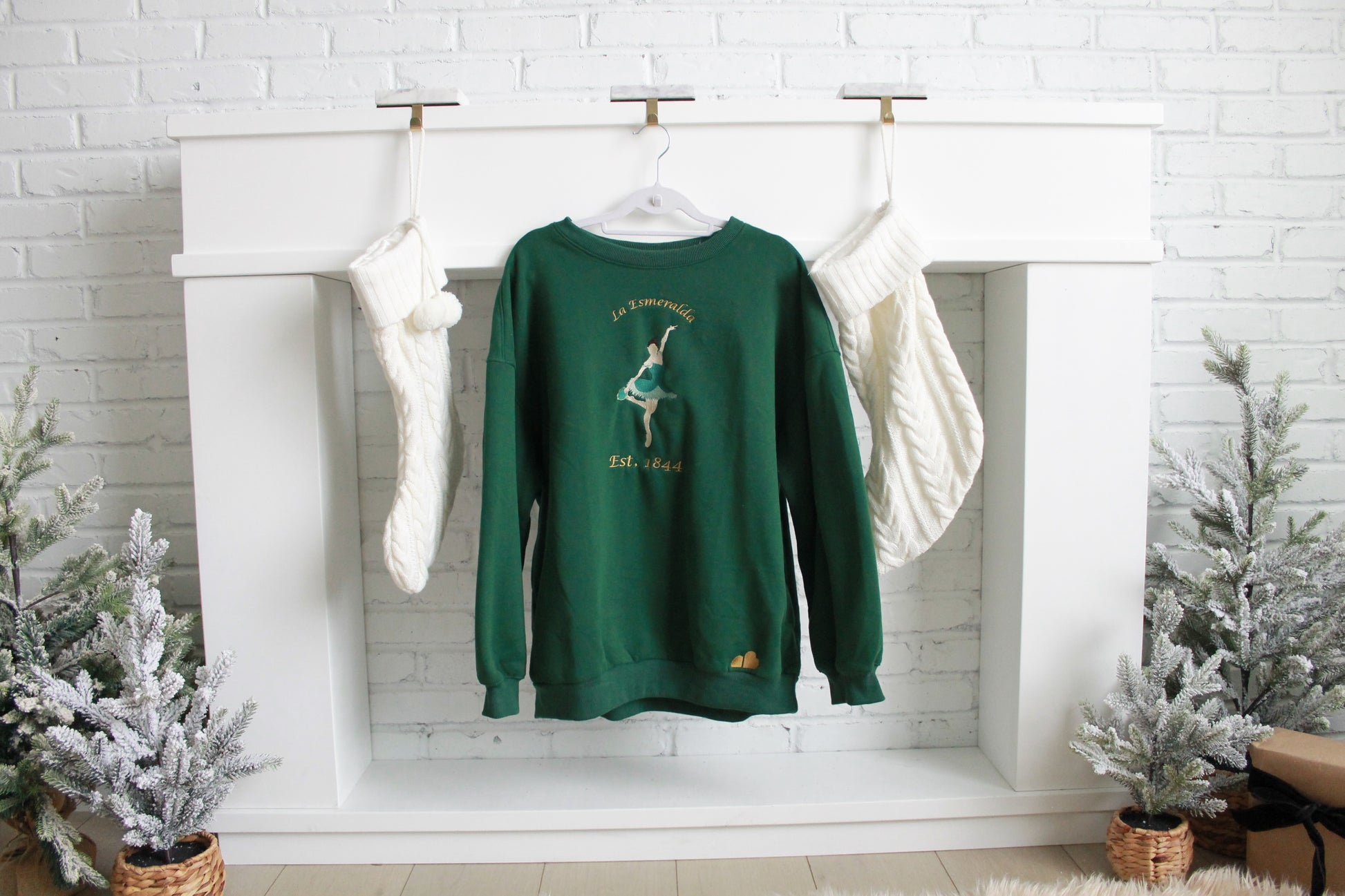 La Esmeralda Variation Oversized Crewneck Sweater