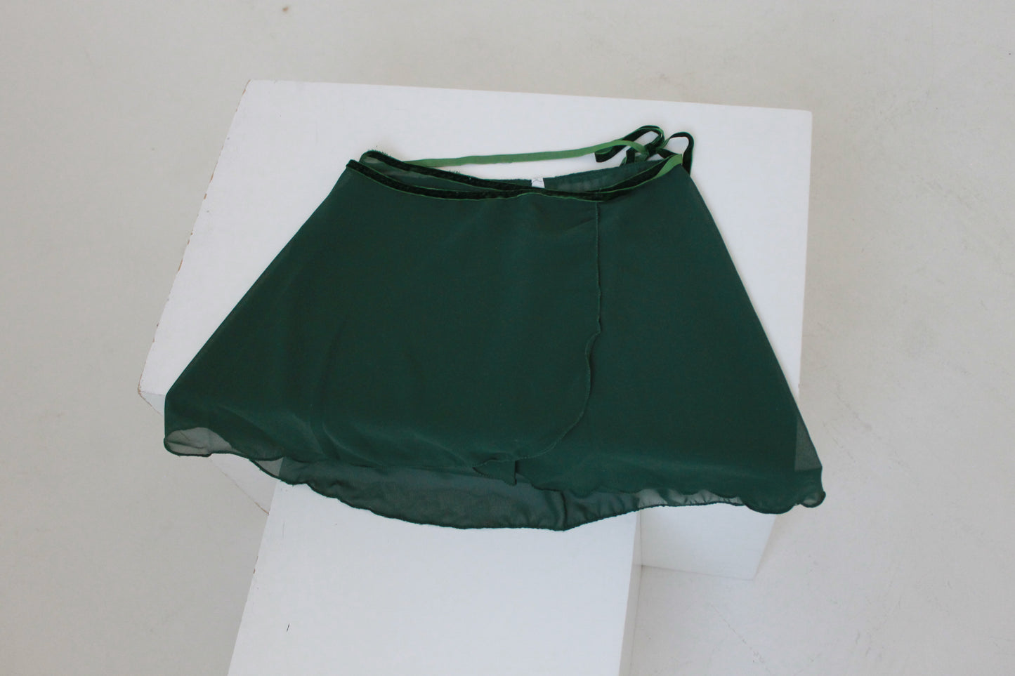 Forest Green Ballet Wrap Skirt