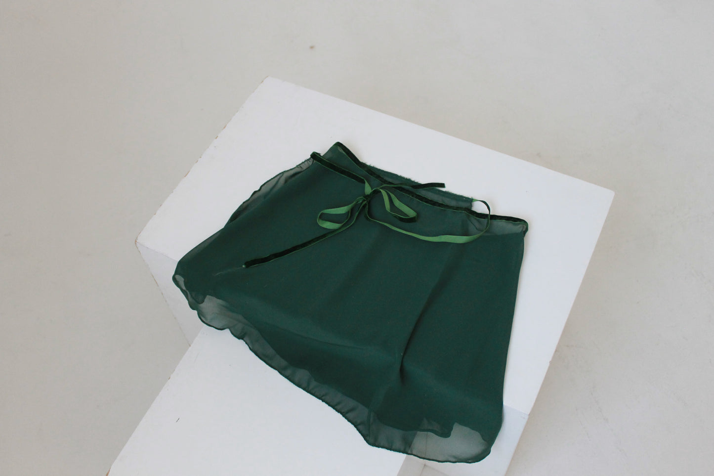 Forest Green Ballet Wrap Skirt