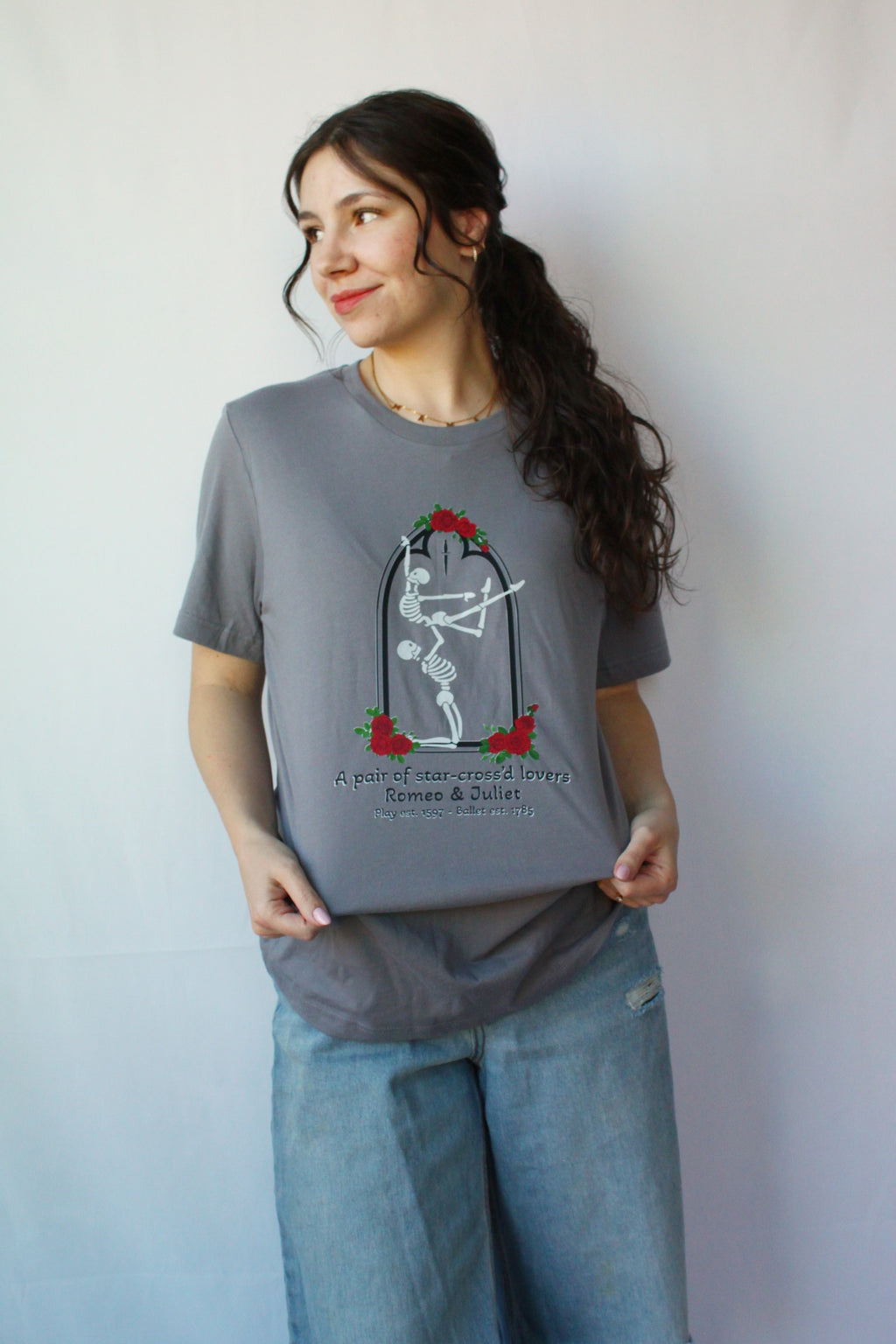Star-Crossed Skeletons Romeo & Juliet T-Shirt