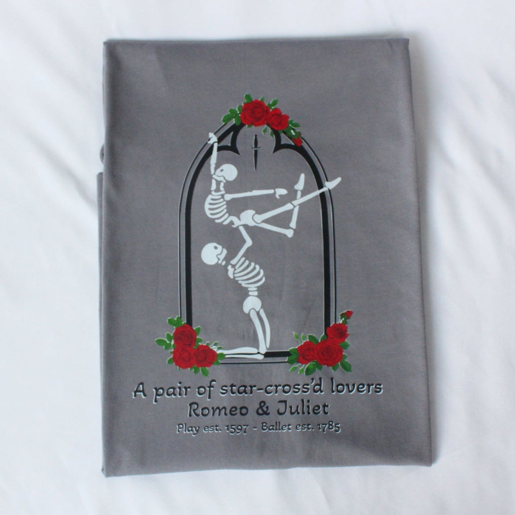 Star-Crossed Skeletons Romeo & Juliet T-Shirt