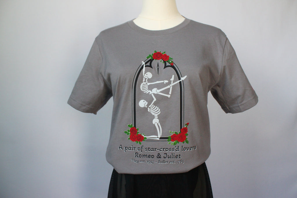 Star-Crossed Skeletons Romeo & Juliet T-Shirt