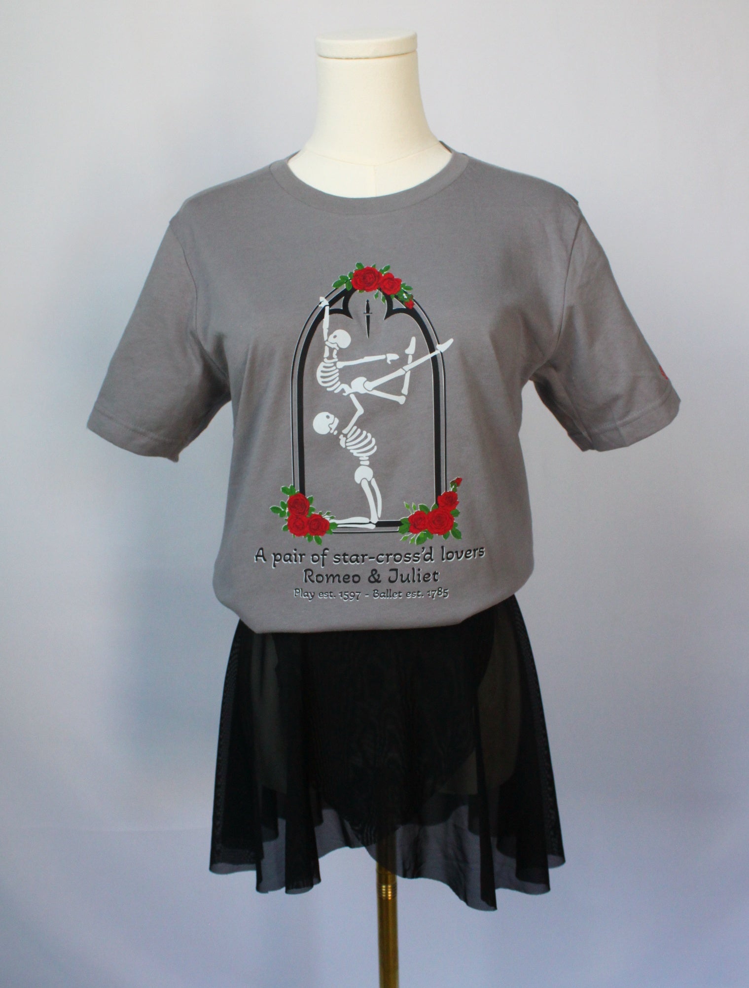 Star-Crossed Skeletons Romeo & Juliet T-Shirt