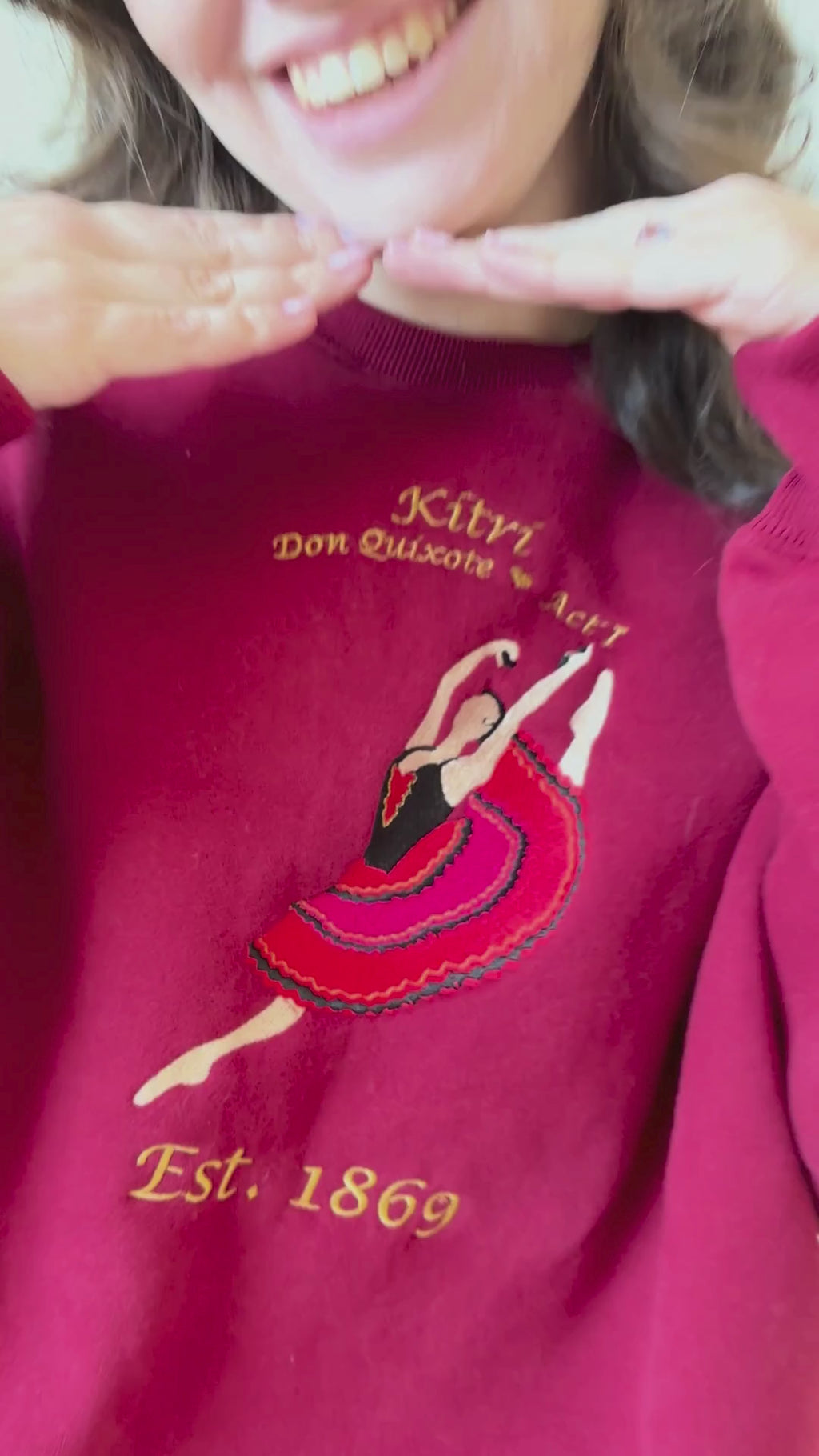 Kitri Variation Oversized Crewneck Sweater